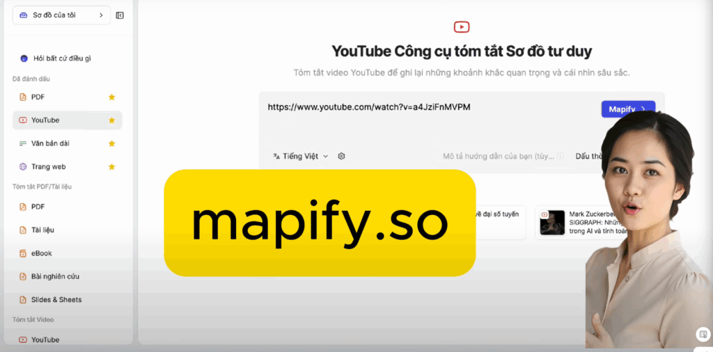 Bước 2: Dán vào Mapify