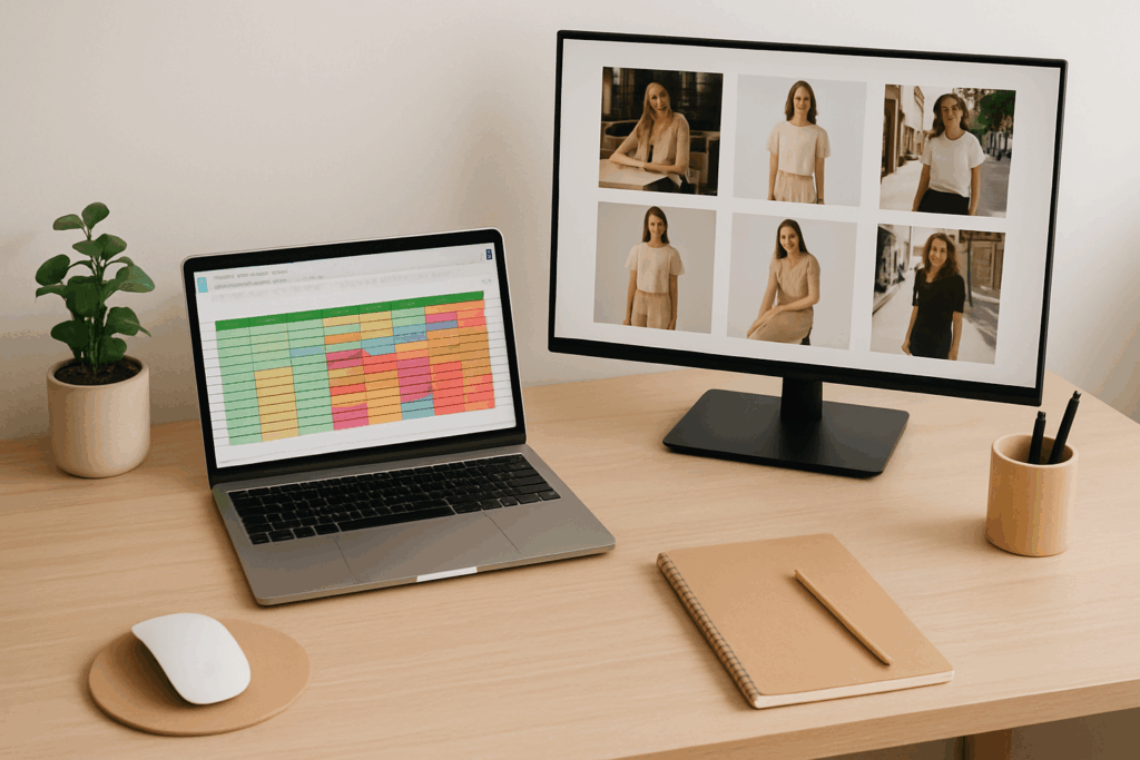 Đặt tên file theo hypothesis và template Google Sheet quản lý variant