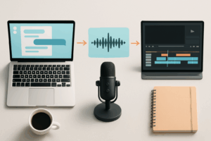 Mẫu prompt, kịch bản voiceover và workflow ChatGPT + ElevenLabs + CapCut để sản xuất video hàng loạt