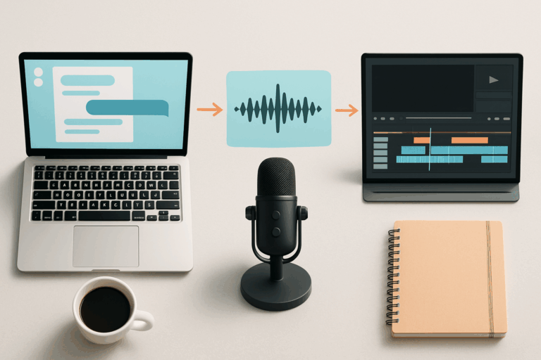 Workflow ChatGPT + ElevenLabs + CapCut tạo video hàng loạt