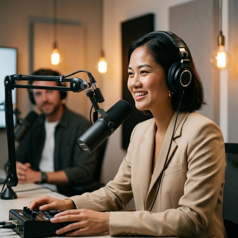 Quy trình biến file ghi âm podcast thành video ngắn triệu view trên TikTok bằng Jupitrr AI