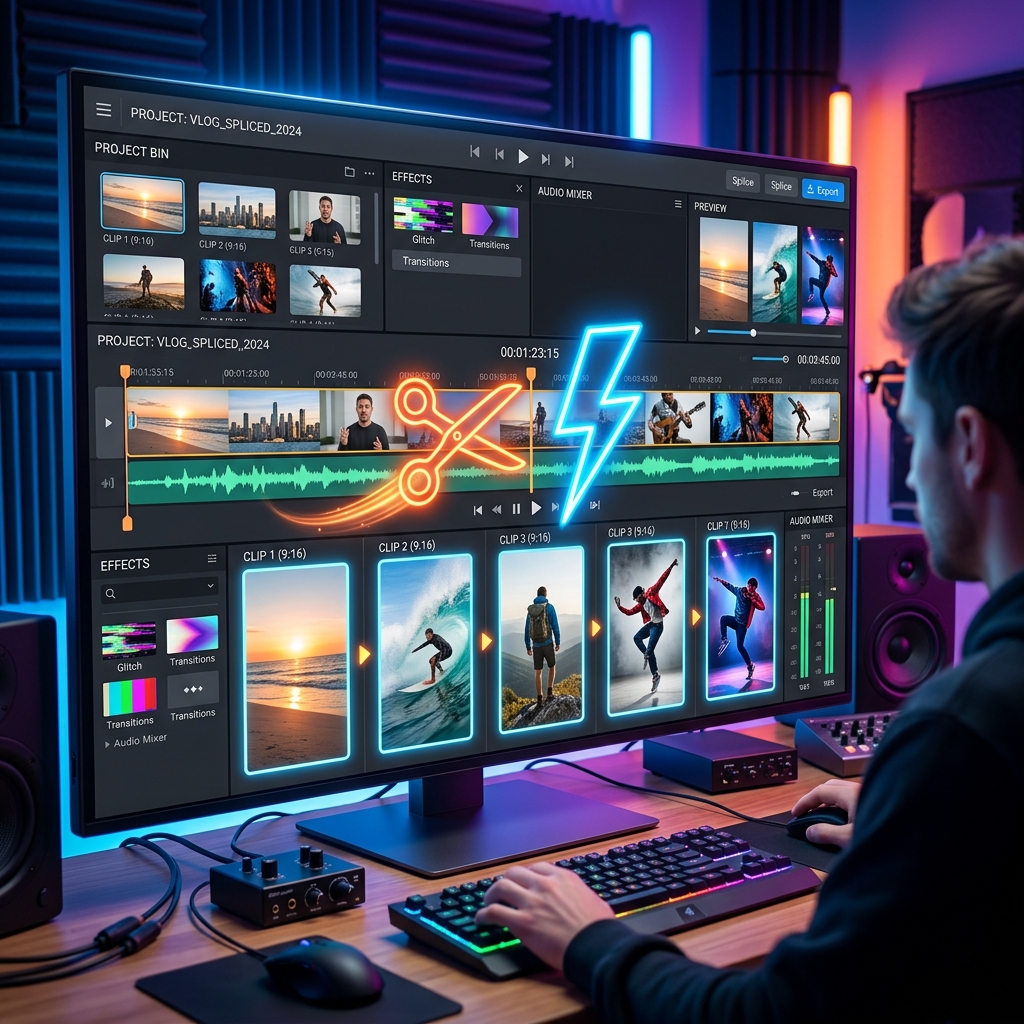 Chuyển video dài thành video ngắn