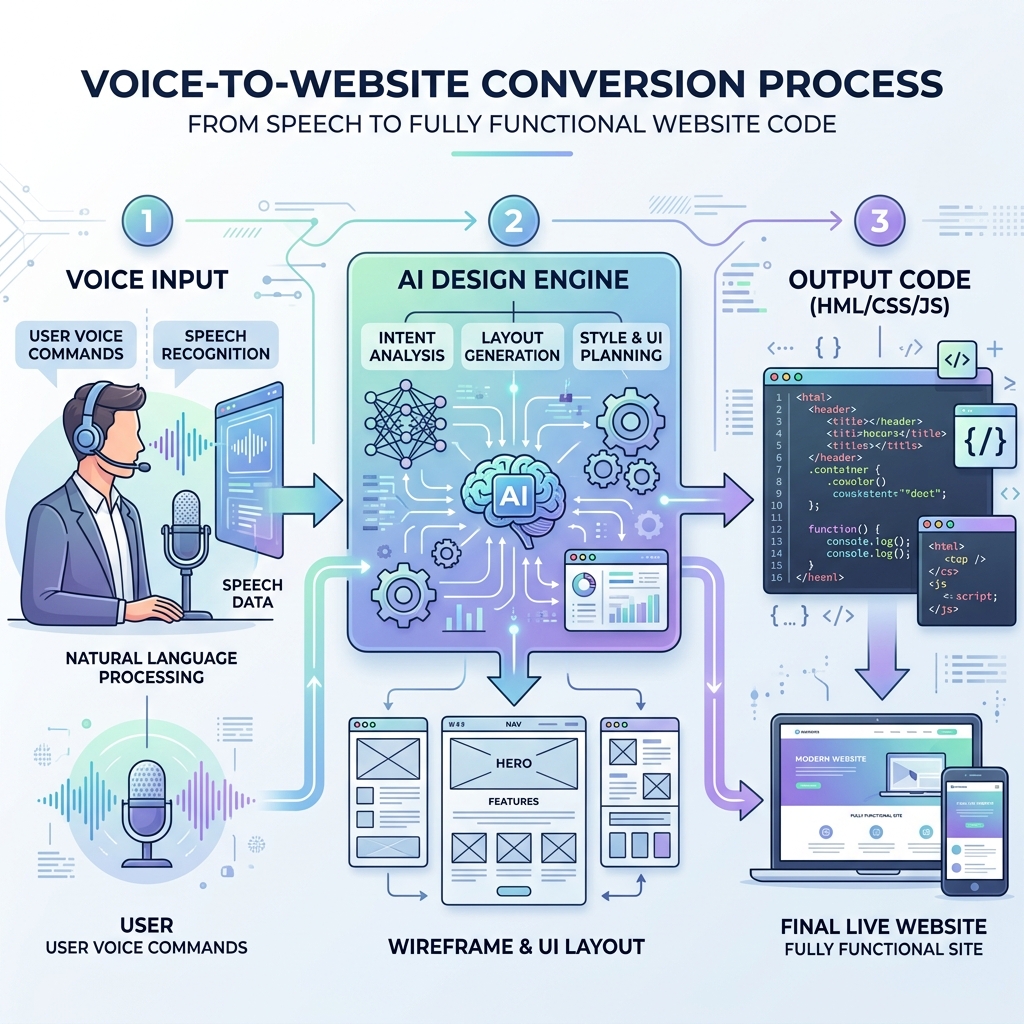 hình ảnh minh họa cho Google Stitch là gì? hướng dẫn cách tạo website và landing page bằng giọng nói trong 5 phút