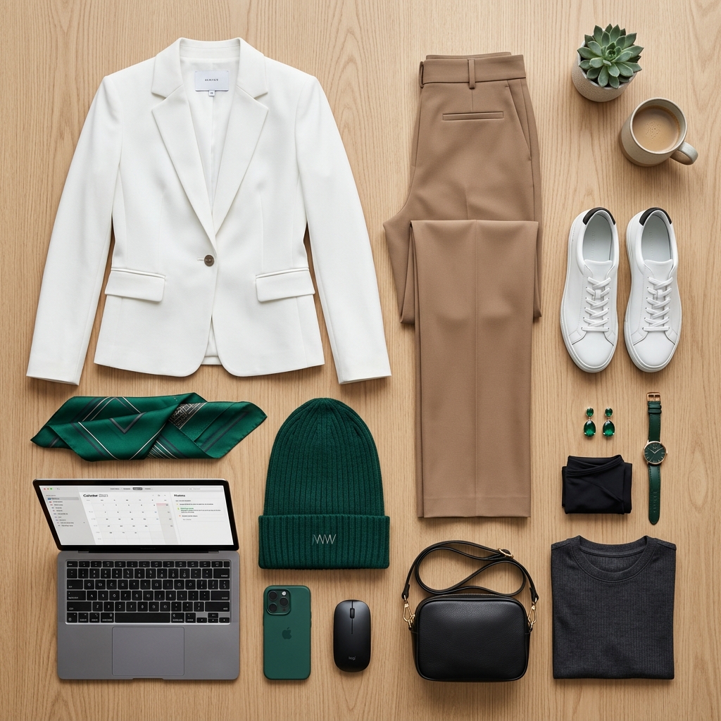 phong cách thời trang Tech-Chic 2026