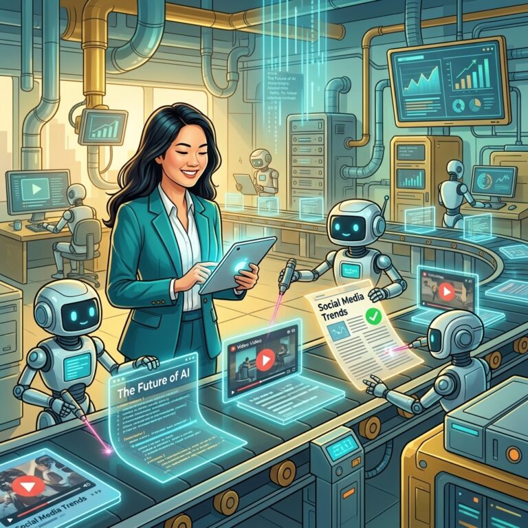 Hướng dẫn: Tạo hệ thống tự động sản xuất nội dung bằng AI — đúng cách