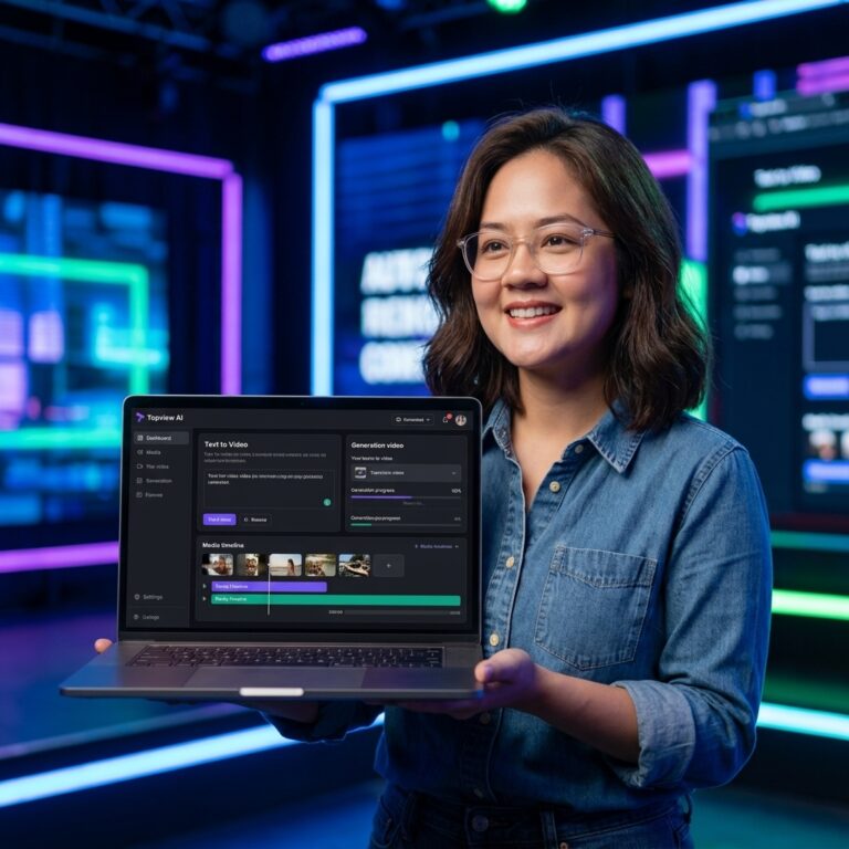Hướng dẫn Topview AI từ A-Z: Tạo video marketing tự động không cần kinh nghiệm (2026)
