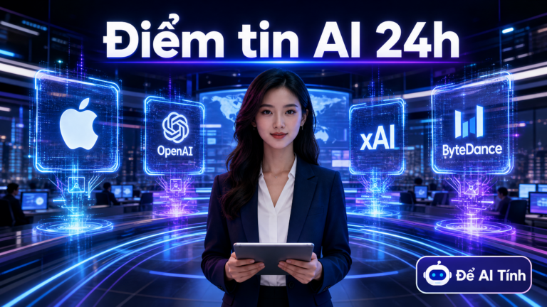 Điểm tin AI nổi bật 24h: Apple ra mắt Siri AI, OpenAI rục rịch IPO và xAI tung mô hình tự trị