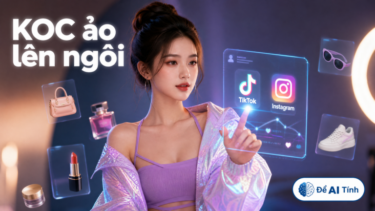 KOC ảo lên ngôi: Cách xây dựng “nhân viên sale” không bao giờ ngủ bằng AI