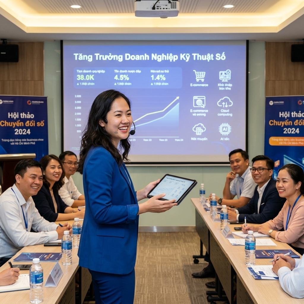 hình ảnh minh họa cho Kế hoạch chuyển đổi số SME 2026-2030 của Việt Nam: Cơ hội cho ai biết nắm bắt