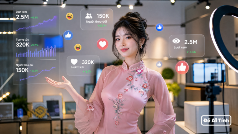 KOC ảo lên ngôi: Cách xây dựng ‘nhân viên sale’ không bao giờ ngủ bằng AI