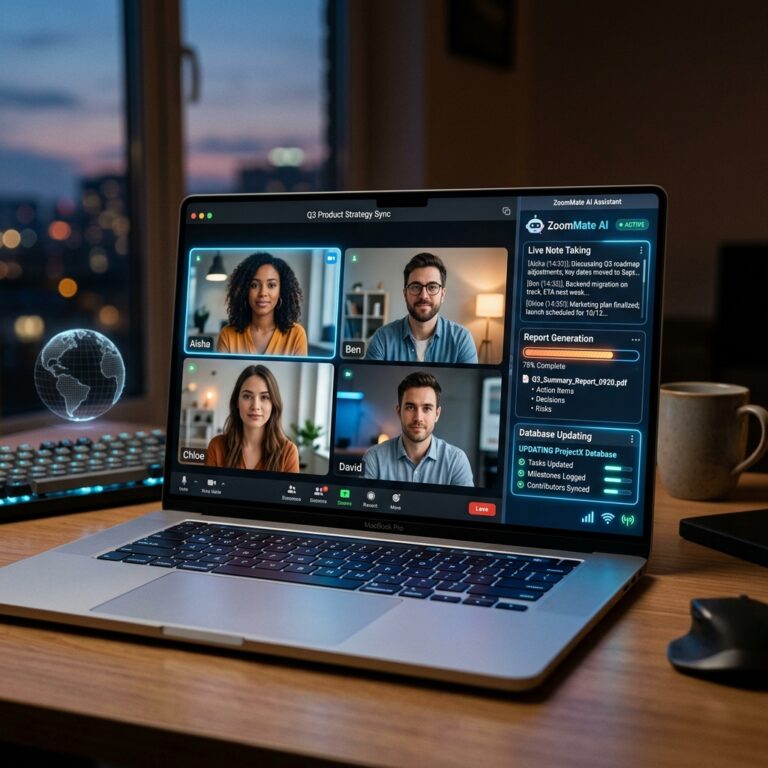 ZoomMate: Trợ lý AI tự động hóa công việc sau cuộc họp Zoom