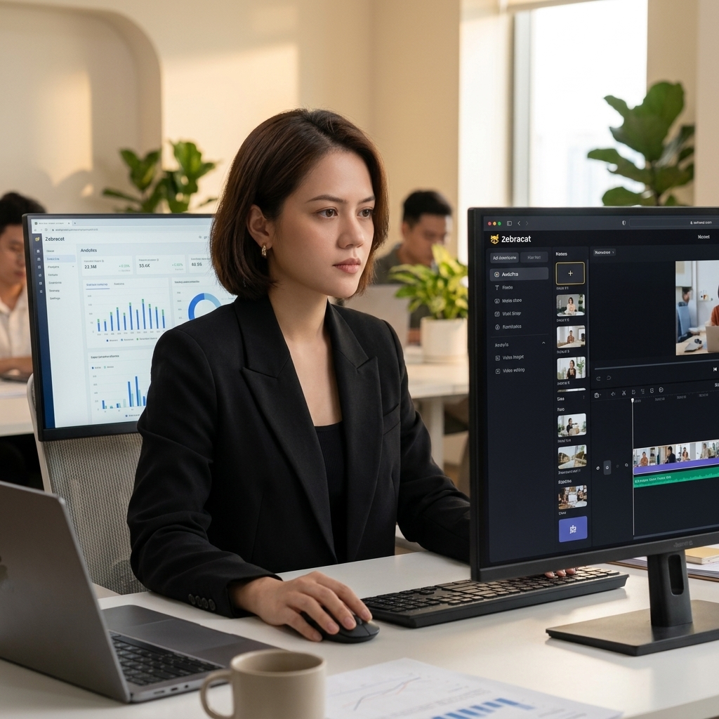 Hoàng Nhật Mai tối ưu hóa chiến dịch nhờ tạo video quảng cáo zebracat