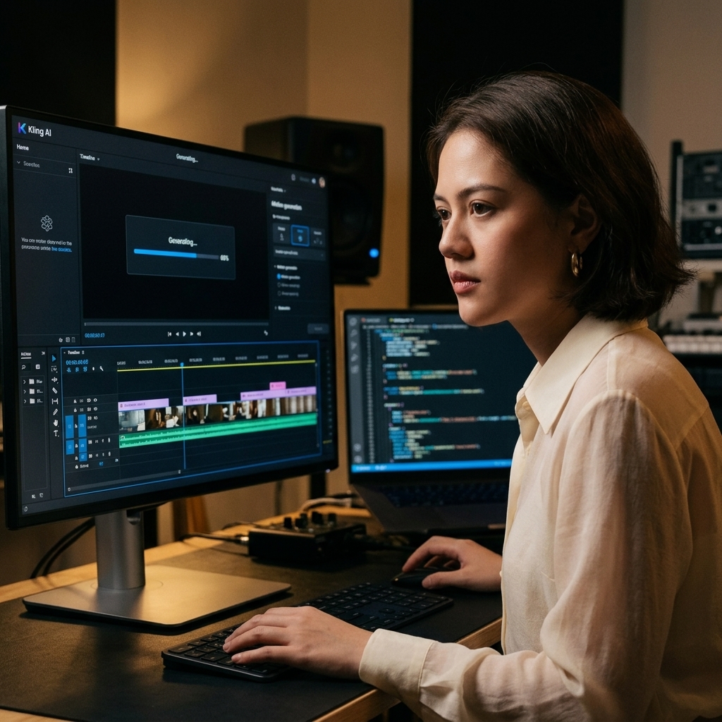 Hoàng Nhật Mai tối ưu prompt tạo video chuyển động kling ai