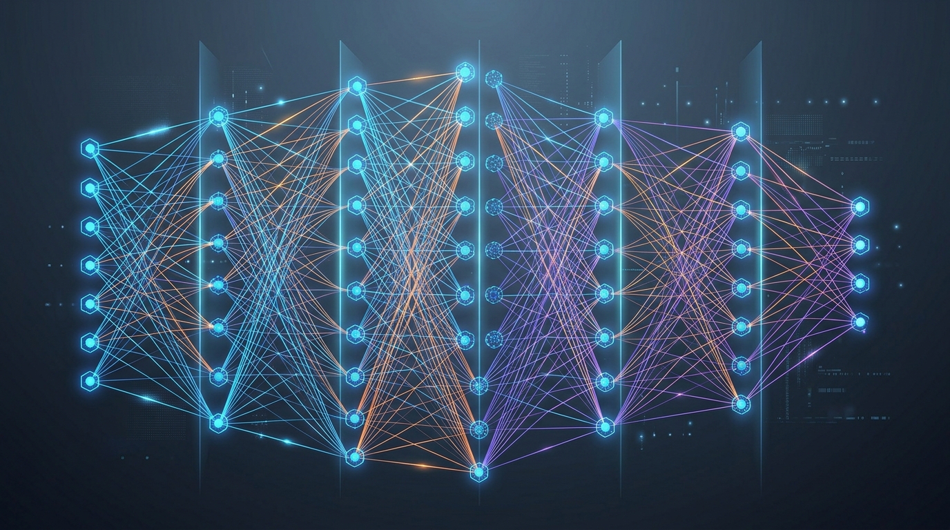 ai-engineering-from-scratch - Sơ đồ kiến trúc mạng nơ-ron đa lớp cơ bản