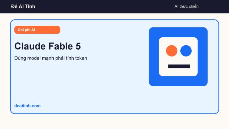 Claude Fable 5 sắp tính phí theo usage: người dùng AI cần hiểu token
