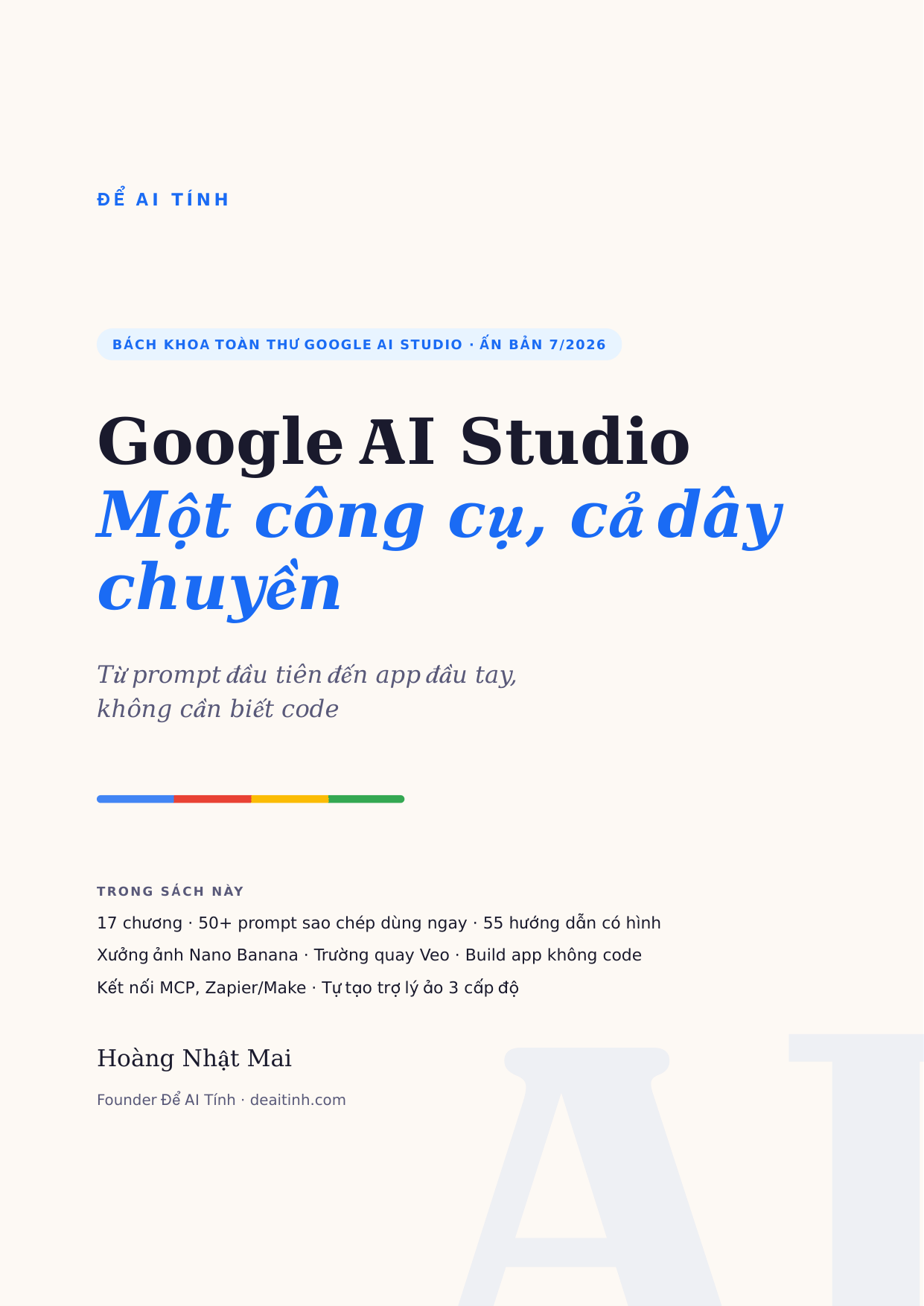 Bách khoa toàn thư Google AI Studio