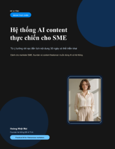 Cover - Hệ thống AI content thực chiến cho SME v1.1