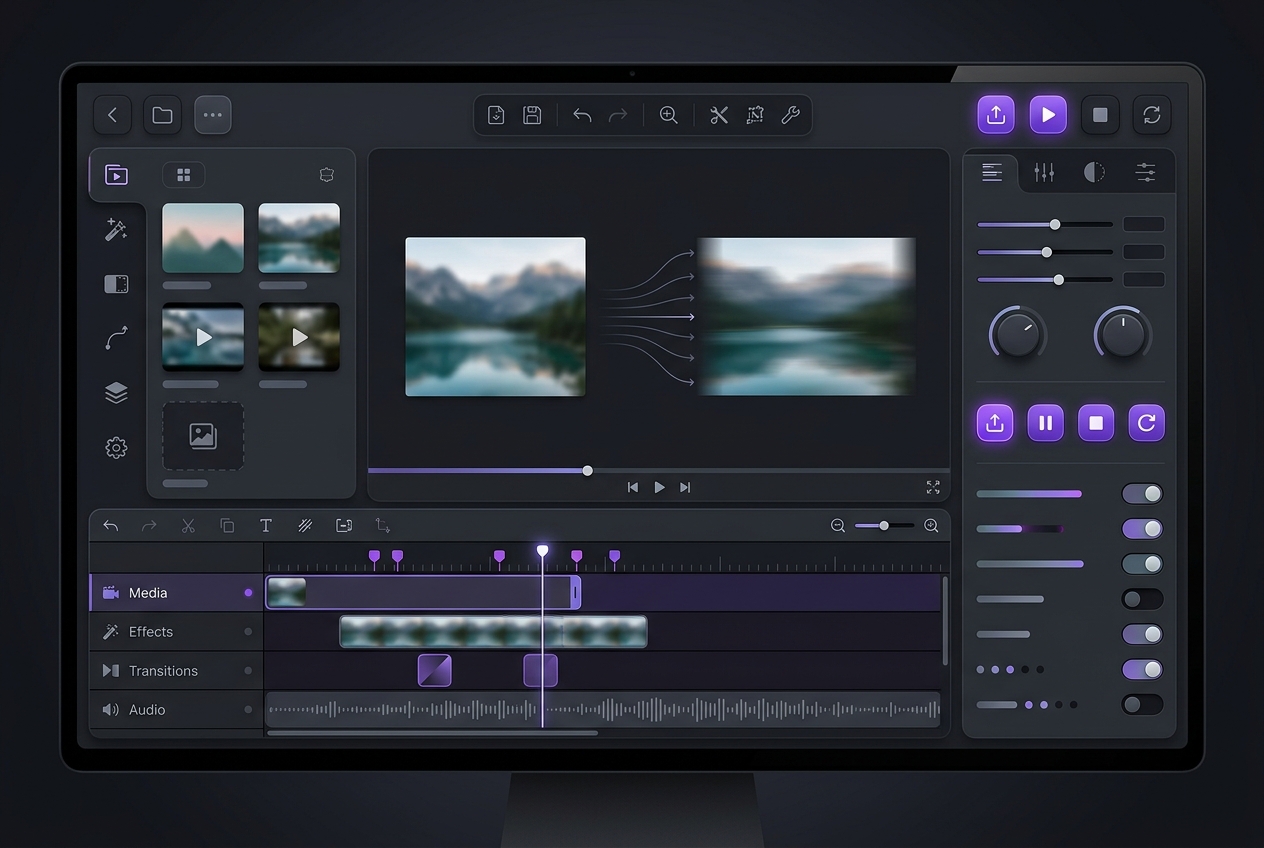 Đánh giá ViVideo AI - Ảnh minh họa tính năng sinh hình ảnh thông minh