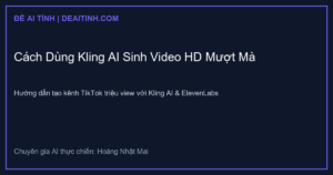 Chân dung Hoàng Nhật Mai phân tích cách dùng Kling AI sinh video HD mượt mà