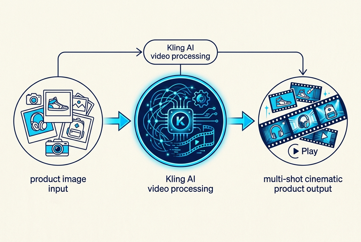 Quy trình 3 bước sản xuất video quảng cáo sản phẩm tự động bằng Kling AI 3.0
