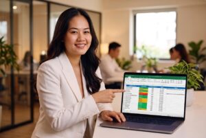 Ảnh bìa: Mẫu bảng quản lý khách hàng bất động sản bằng Google Sheet