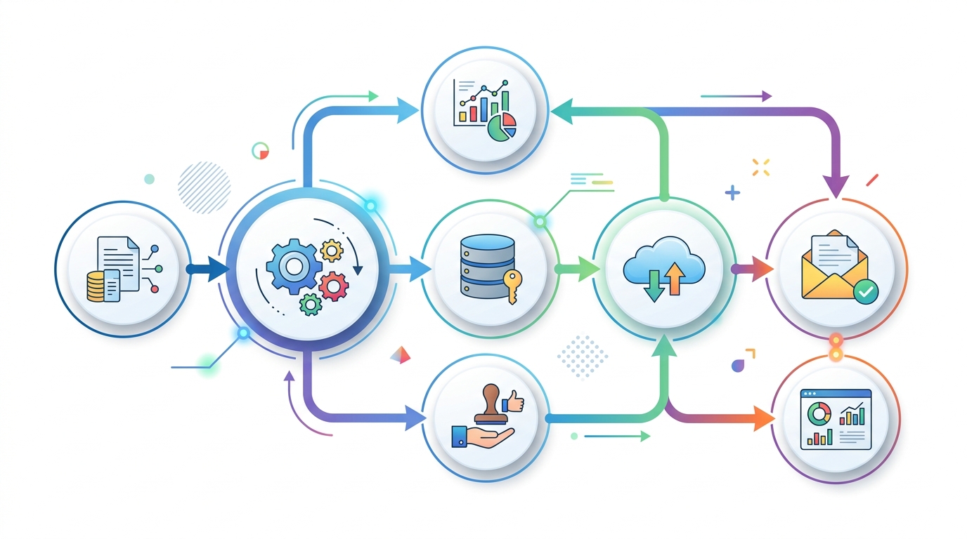 Sơ đồ workflow thiết kế tự động trên Canva AI 2.0