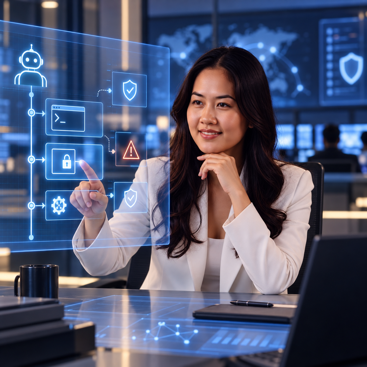 Hoàng Nhật Mai phân tích AI agent trong phòng điều hành an ninh mạng