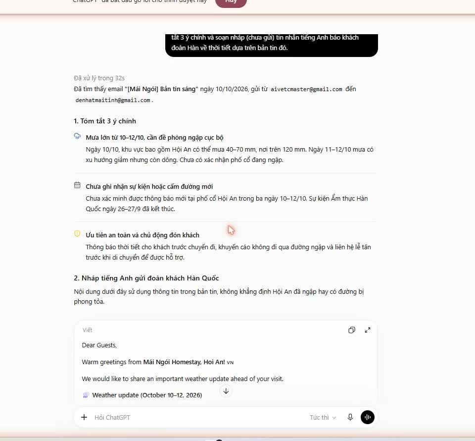 plugin chatgpt gmail notion - Kết nối plugin Gmail tự động soạn thư nháp chuyên nghiệp (ảnh chụp thật, 10/10/2026)