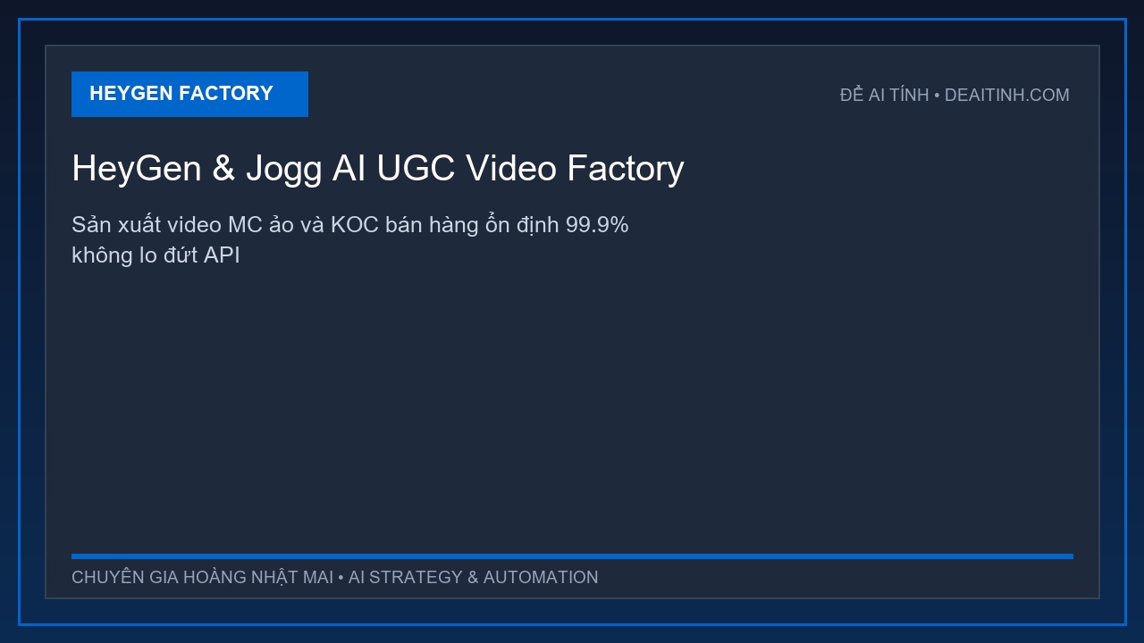 Tạo video AI mượt mà với mô hình Veo 3.1 và HeyGen