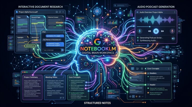 Cẩm nang NotebookLM thực chiến v1.0: biến ghi chú và tài liệu thành bộ não AI