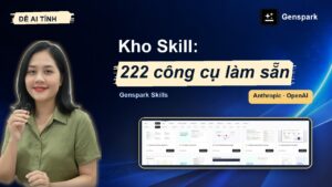 Kho Skill của Genspark quy tụ 222 công cụ làm sẵn từ các nhà phát triển lớn