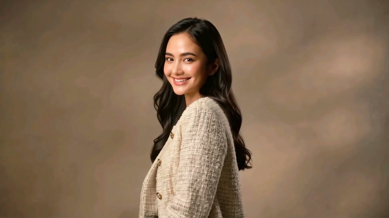 Look nhân vật thời trang sau khi chỉnh Edit Look trên HeyGen
