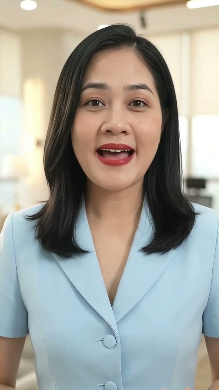 Khung hình Avatar V lúc nói số ba, không giơ ngón tay theo lệnh Custom Motion