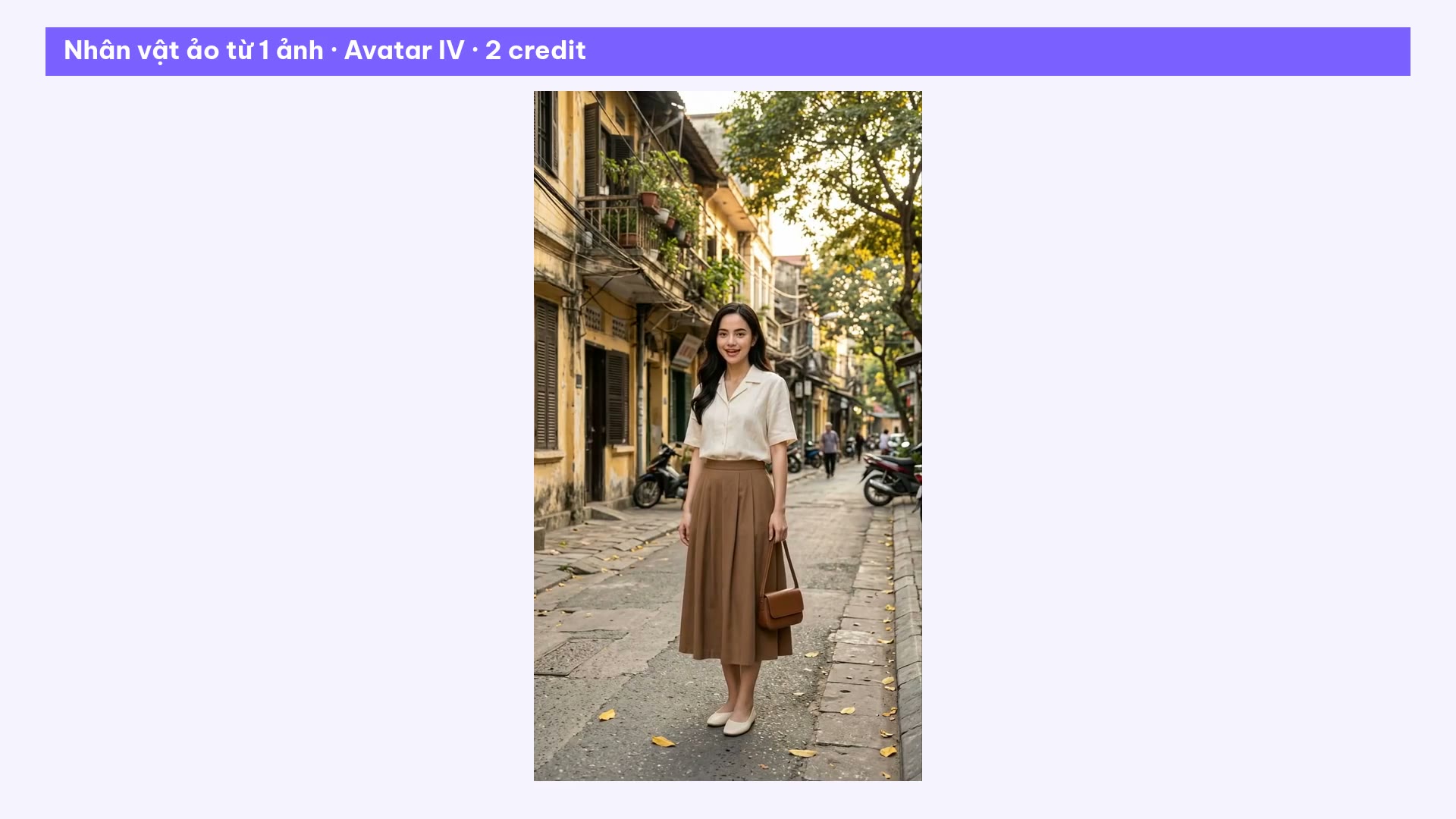 Nhân vật ảo tạo từ 1 tấm ảnh trên HeyGen nói tiếng Việt, Avatar IV, 2 credit