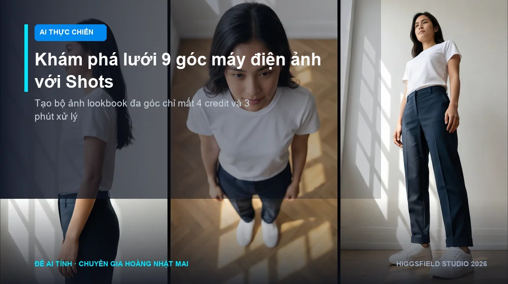 Lưới 9 góc máy và mở rộng khung hình Expand image trên Higgsfield