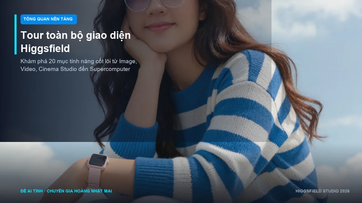 giao diện Higgsfield bản đồ menu chức năng