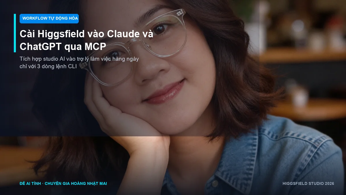 Higgsfield MCP và CLI tích hợp AI video vào quy trình tự động hóa