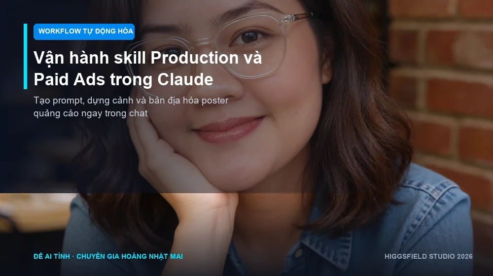 Mô hình dây chuyền tự động hóa video hàng loạt bằng mã nguồn Python và Higgsfield CLI