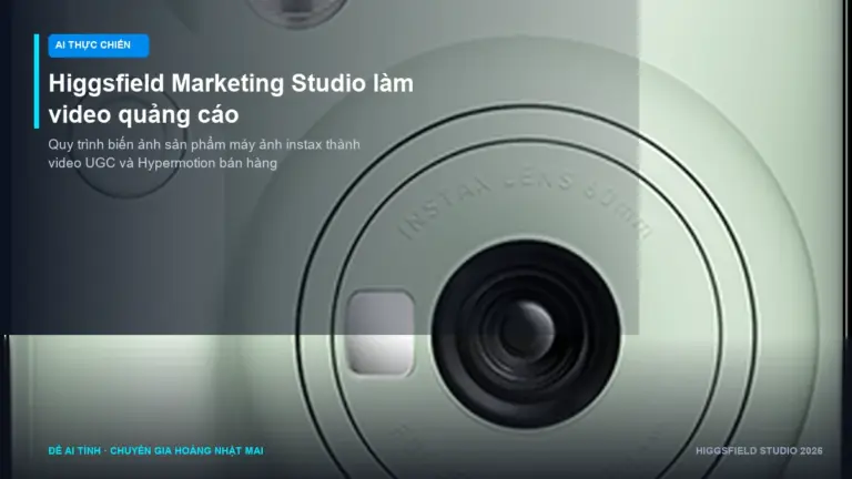 Higgsfield Marketing Studio: tự động hóa video bán hàng từ URL sản phẩm