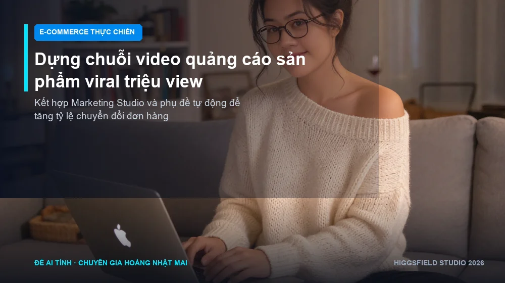 Video sàn diễn thời trang catwalk và chiến dịch quảng cáo TikTok bằng Higgsfield