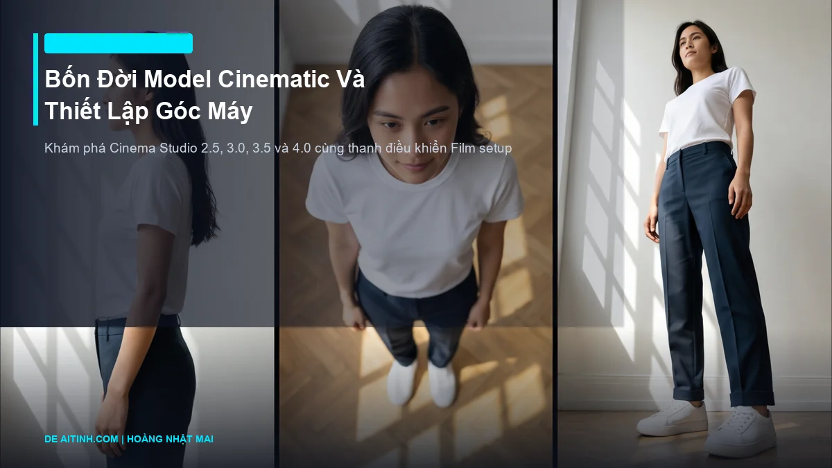 4 đời model Cinematic trong Higgsfield Cinema Studio