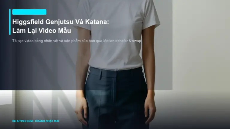 Higgsfield Genjutsu và Katana: làm lại video bằng nhân vật của bạn