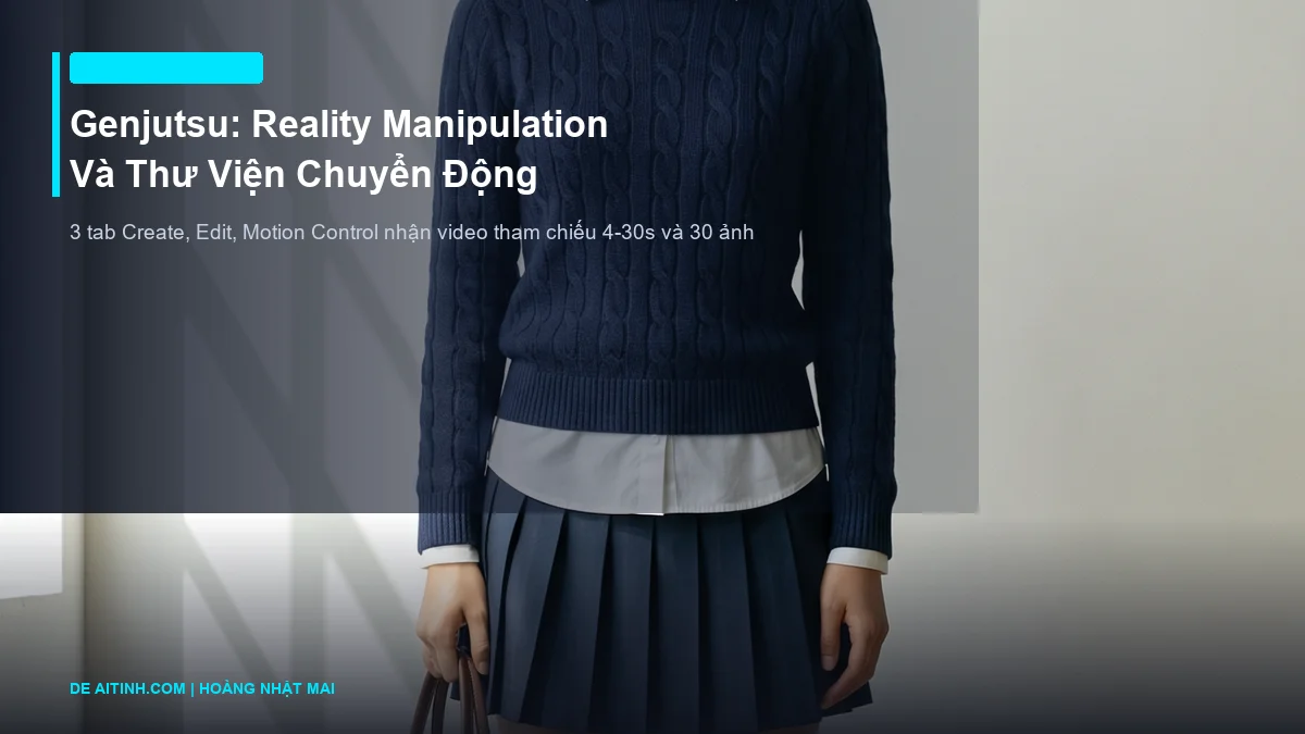 giao diện Genjutsu Reality manipulation trên Higgsfield