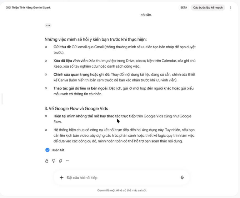 Khi nào nên dùng Gemini Spark và khi nào nên dùng Gemini chat thường